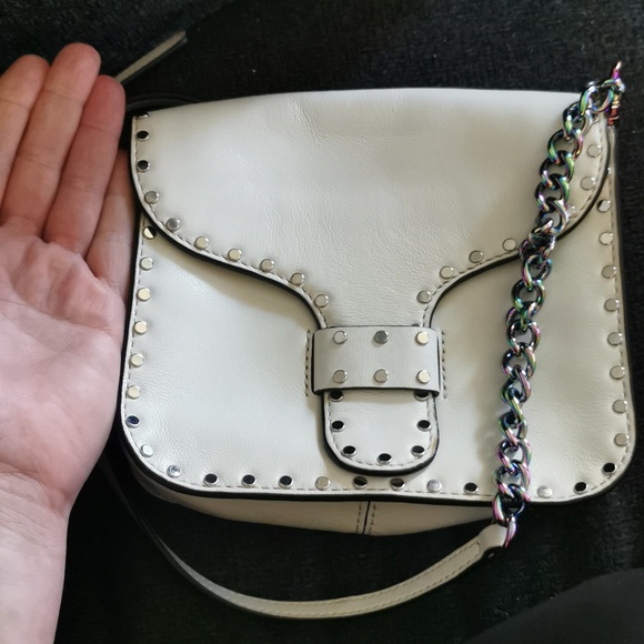 Rebecca Minkoff white studded purse - Picture 6 of 6